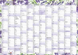 Wandkalender (600x420 mm) - Lavendel